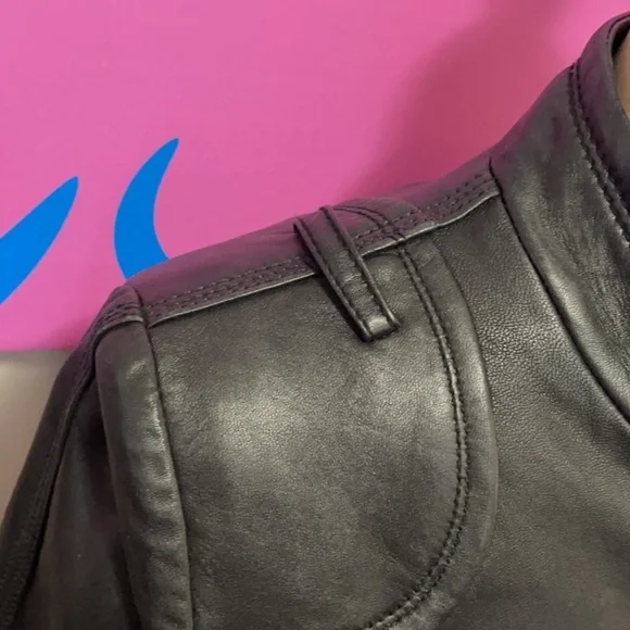 Be Forever U.G.I.Z. Black Leather Moto Jacket - Picture 5 of 15